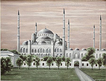 Jean-Pierre Capron : 'La Mosquee Bleue D'Istanbul'