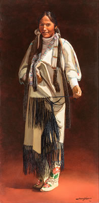 James Asher : Plains Indian Woman