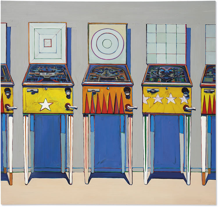 Wayne Thiebaud : From Auction Records