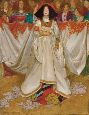 John Byam Shaw : The Queen of Hearts