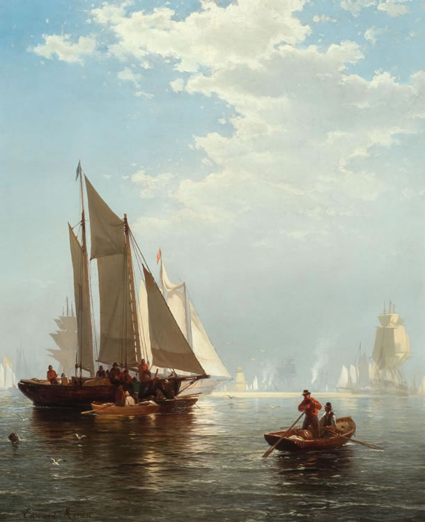 Edward Moran : From Auction Records