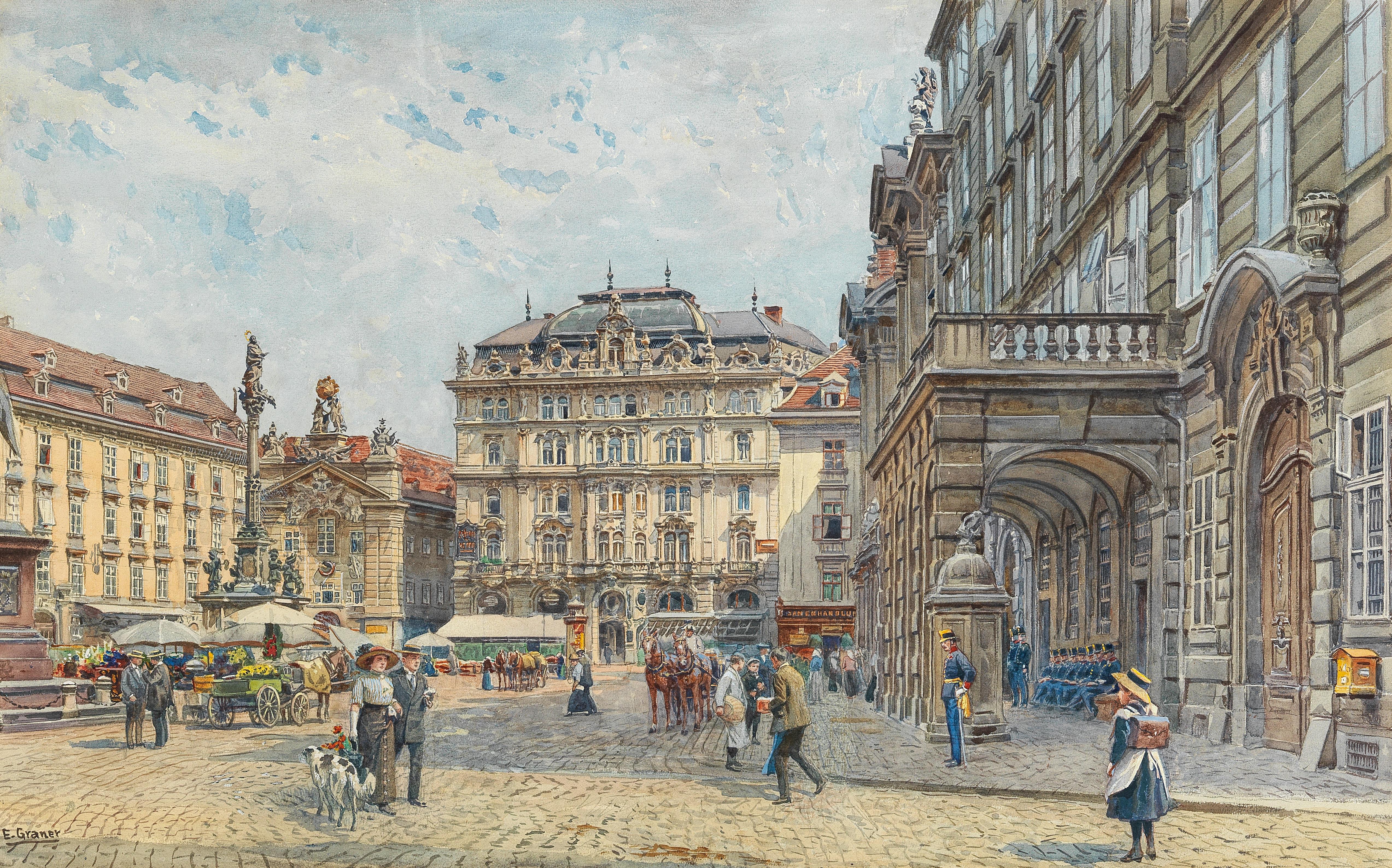 Ernst Graner : Am Hof square in Vienna