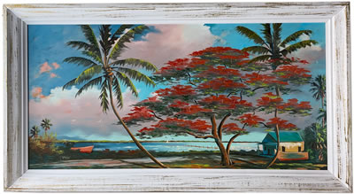 Tracy Newton : 2nd Gen Florida Highwaymen Painting