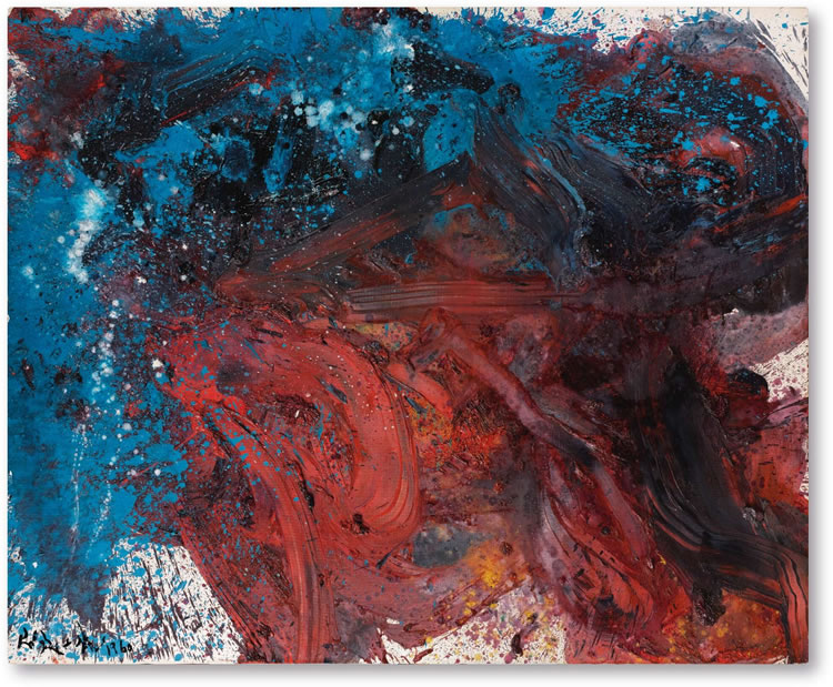 Kazuo Shiraga : From Auction Records