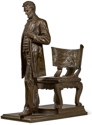 Augustus Saint-Gaudens : ABRAHAM LINCOLN: THE MAN (STANDING LINCOLN)