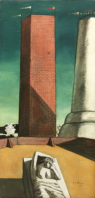 Giorgio De Chirico : IL POMERIGGIO DI ARIANNA (ARIADNE’S AFTERNOON)