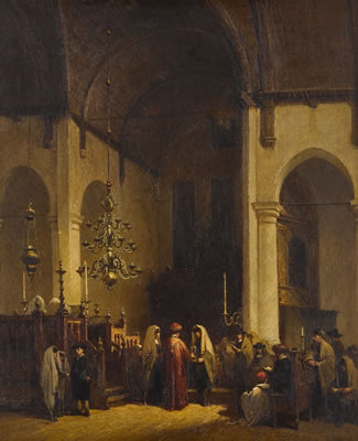 Johannes Bosboom : IN THE SYNAGOGUE