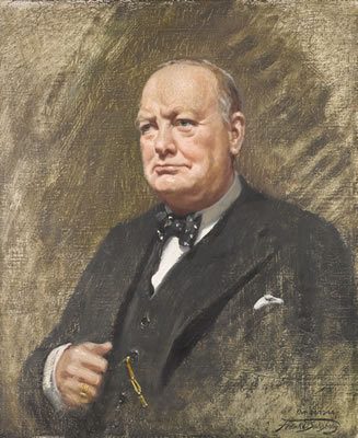 Francis Owen Salisbury : THE RIGHT HON WINSTON S. CHURCHILL O.M. C.H. MP PRIME MINISTER 1940-1945