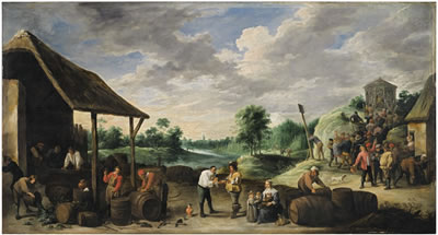 David Teniers II : The Wine Harvest