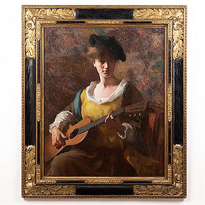 Samuel Baker : 'Viola With Guitar' -1919