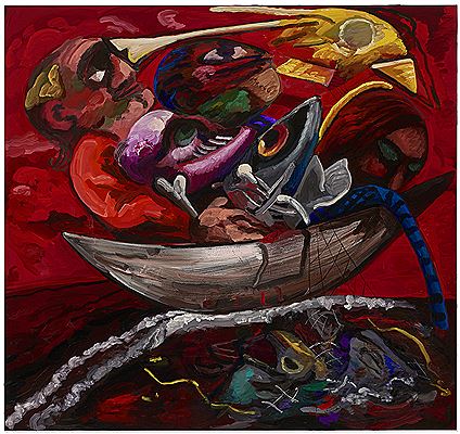 Dana Schutz : The Fishermen