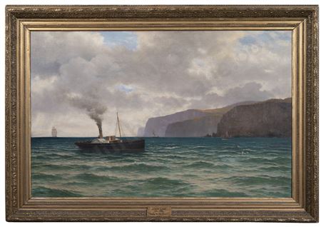 John Gibb : Ready for the Tow, Lyttelton Harbour