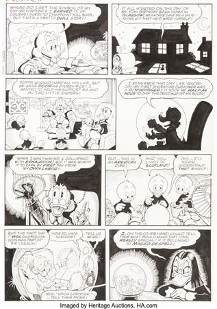 Dan Rizzie : Kalle Anka & C:o [Donald Duck & Company] #1995-24 Planche 2 Uncle Scrooge (Egmont, 1995)