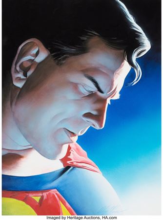 Alex (Nelson Alexander) Ross : Superman: Peace on Earth Cover Original Art (DC, 1998)