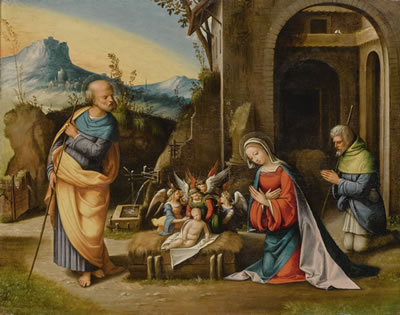 Benvenuto Tisi : Nativity