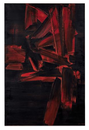 Pierre Soulages : Peinture 195 x 130 cm, 4 août 1961