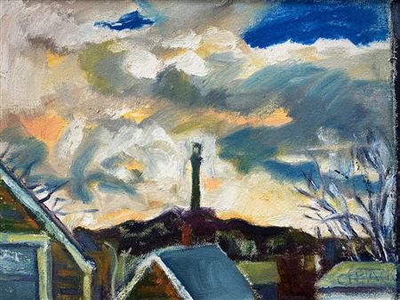 Constance Black : 'Winter, Provincetown Monument'