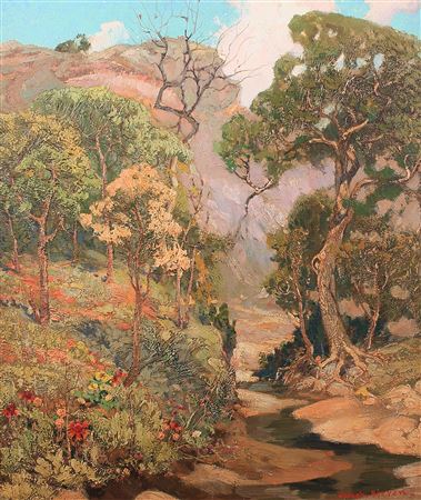 Joseph Birren : 'Wild Flowers of Palo Duro Canyon, 1927'