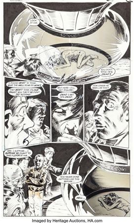 Sam Kieth : Sam Kieth and Mike Dringenberg Sandman #1 Story Page 28 Original Art (DC, 1989)