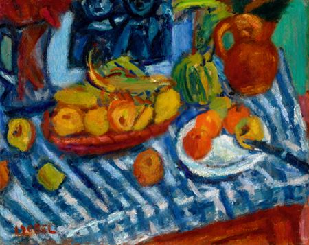 Bela Czobel : Fruit Still-Life, 1929