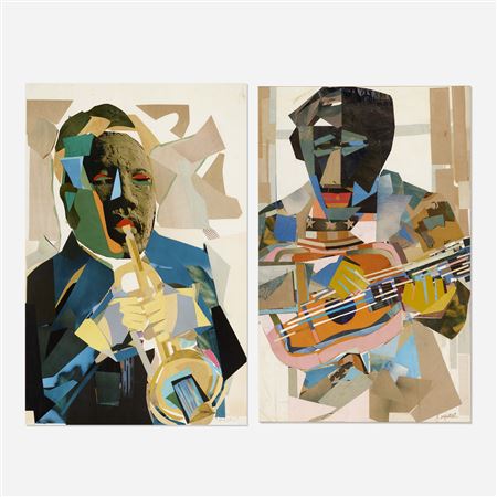 Stephen Longstreet : Untitled (two works)