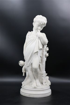 Polydore Comein : Sculpture of a Young Girl