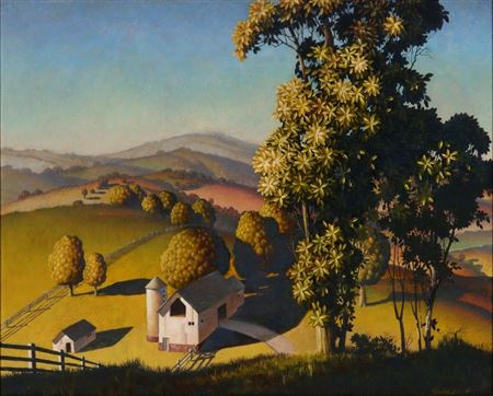 Walter Simpson Parke : An Untitled Midwest Landscape