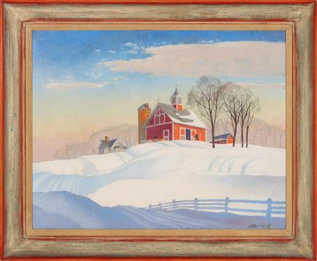 Walter Simpson Parke : Untitled Regionalist Landscape