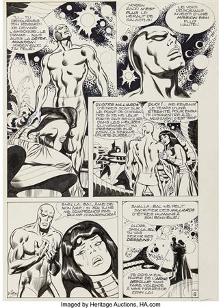 Jean-Yves Mitton : Jean-Yves Mitton Nova #26 Story Page 9 Original Art (Lug, 1980)