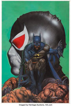 Glenn Fabry : Glenn Fabry Batman: Vengeance of Bane Special #2 Cover Original Art (DC, 1995)