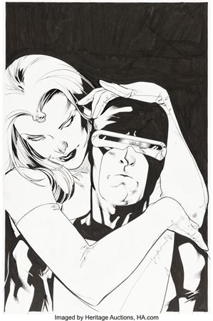 Stuart Immonen : Stuart Immonen and Wade von Grawbadger All-New X-Men #7 Cover Original Art (Marvel, 2013)