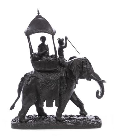 Christophe Fratin : 'Elephant with Howdah and Rider'