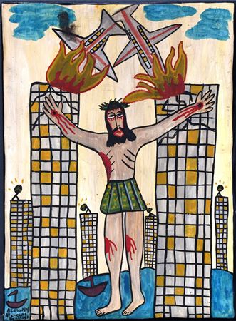 Nicholas Herrera : Twin Tower Retablo