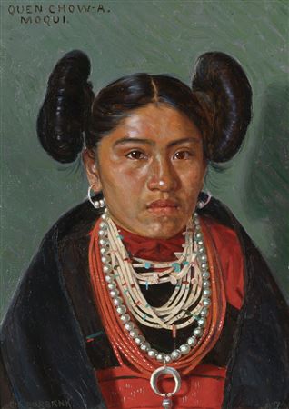 Elbridge Ayer Burbank : Quen-Chow-A-Moqui, 1897