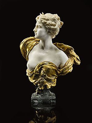 Henri Weigele : Bust of Diana