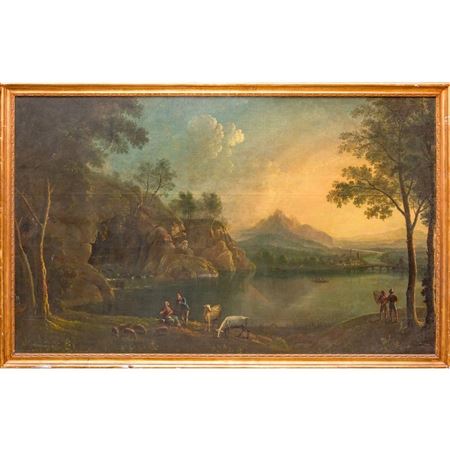 sample from OLD AND NINETEENTH CENTURY PAINTINGS AND FAN COLLECTION