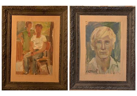 Nikolai Ivanovich Kostrov : Lot of 2 artworks