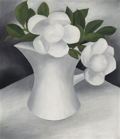 Ida Ten Eyck O'Keeffe : Flowers (Gardenias in a Pitcher)