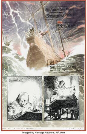 Charles Vess : Charles Vess Sandman #75 Story Page 1 Original Art (DC/Vertigo, 1996)