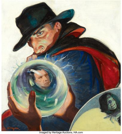 George Rozen : The Black Master, The Shadow pulp magazine cover, March 1932