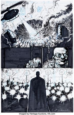 Darick Robertson : Darick Robertson The Boys #19 Story Pages 18 and 19 Original Art (Dynamite Entertainment, 2008)