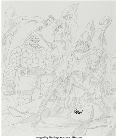 Mike Wieringo : Modern Masters #9 Cover Original Art (TwoMorrows Publishing, 2006)