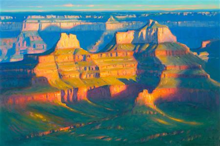 Robert Goldman : 'Rising From a Sea of Shadow, Grand Canyon'