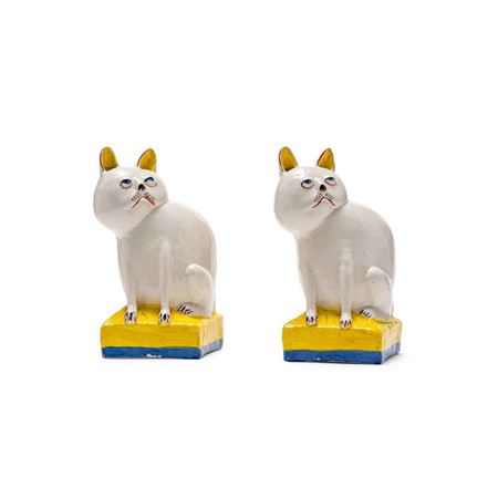 Hylton Nel : Cat on Yellow Base, two