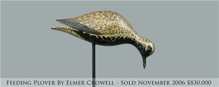 Feeding Plover by Elmer Crowell - Sold November 2006, $830,000