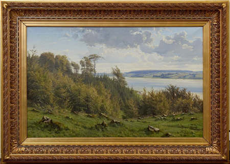 19th Century Landscape Painting by Johannes Boesen