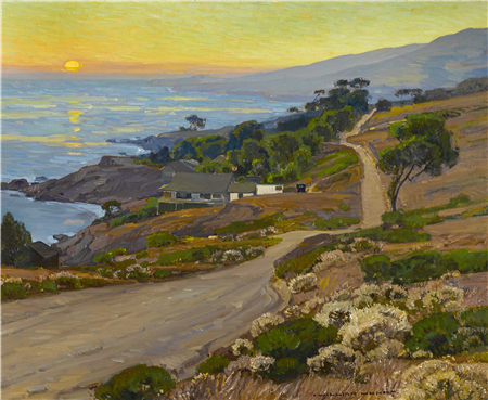 William Wendt (American, 1865-1946)
Old Coast Road
oil on canvas
Painted circa 1916
Sold for $1,565,000 (inc. premium)