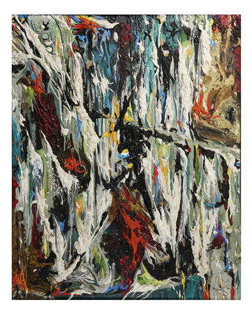 Alfonso Ossorio, Oil On Masonite, Sold $187,500