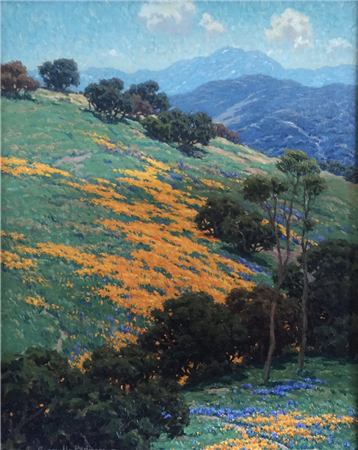 Granville Redmond “California Poppy Fields”, c. 1925