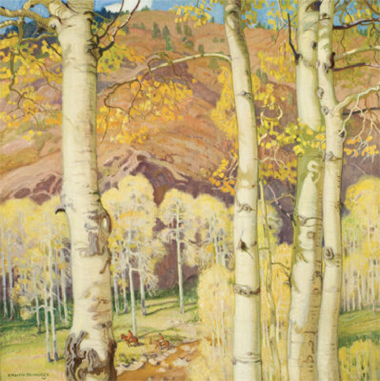 Ernest Martin Hennings : Autumn Aspen